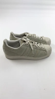 Adidas Superstar Shoes Mens Size 8 Gray Suede Low Top Shell Toe S79477 Classic - Image 1 of 4