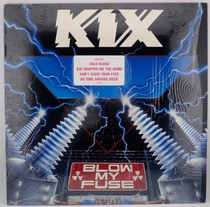 KIX Blow My Fuse Original 1988 US 1st Press Vinyl W/ Hype Sticker N-MINT LP-219 - Picture 1 of 7