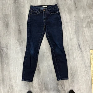 GAP 1969 Women’s Curvy True Skinny Jeans Dark Wash 28R - Picture 1 of 6