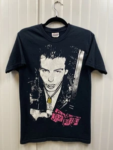 Vintage Y2K Sid Vicious Sex Pistols Band Tshirt Men’s Small Black Punk Rock - Picture 1 of 6