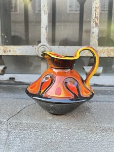 VASO CERAMICA ANNI 50 MANIFATTURA TORVISCOSA ITALIAN DESIGN CERAMIC VASE .RARO - Photo 1/12