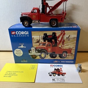 Corgi Classics #53601 Mack B Wrecker A.N.D. Service Truck  U.S Road Transport - Picture 1 of 5