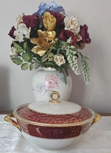 Vintage W. Mayer Nürnberg 24k Gemüse Servierschale von Hutschenreuther Germany  - Bild 1 von 7