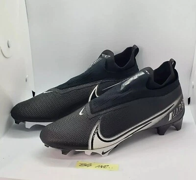 Nike Vapor Edge Elite 360 Men's Size 12 WIDE Black Football Cleats CV6317-001 - Imagem 1 de 4