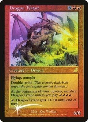 Scourge  MTG  FOIL  Dragon Tyrant  Magic - Image 1 of 2