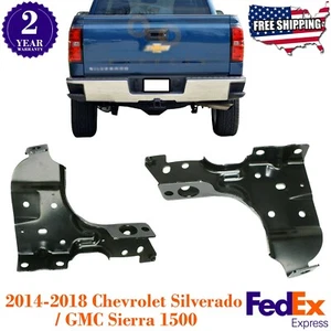 Rear Bumper Mounting Brackets Set For 2014-2018 Silverado Sierra 1500 - Picture 1 of 8