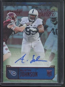 2016 Panini Prestige Signatures Xtra Points Red Austin Johnson Rookie Auto RC - Picture 1 of 2