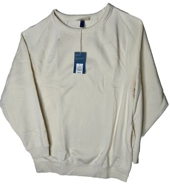 Sudadera Universal Hilo Bolsillos Suave Mujer Pequeña Nueva (Venta al por menor $25) Nueva con etiquetas Foto 1 de 4