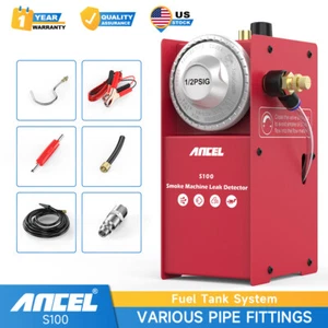 ANCEL S100 Automotive EVAP Smoke Machine Pipe Diagnostic Vacuum Leak Detector - Picture 1 of 11