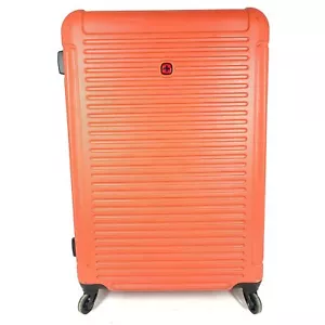 Swissgear 30" Large Hardside Spinner Suitcase Lightweight Expanding Luggage Red - Picture 1 of 8
