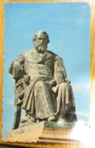 Estatua de The Longfellow en Portland Maine - Postal - Imagen 1 de 2