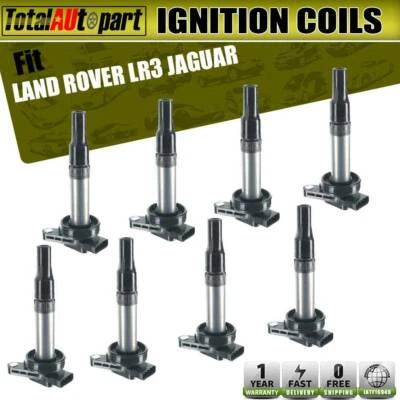 8x Bobinas de encendido para Land Rover LR3 Range Rover Sport Jaguar S-Type XF XJ8 XJR Foto 1 de 4