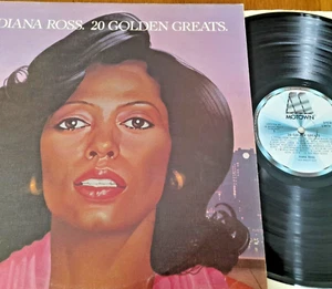 Diana Ross  -    20 Golden Greats  -  UK  Motown LP  -  1979  -  VG+ / EXC - Picture 1 of 2