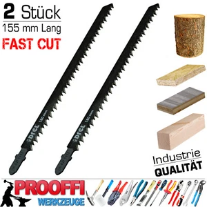 2 x Fast Cut Premium Stichsägeblatt Stichsäge 180mm T-Schaft Für Bosch Aufnahme - Bild 1 von 5