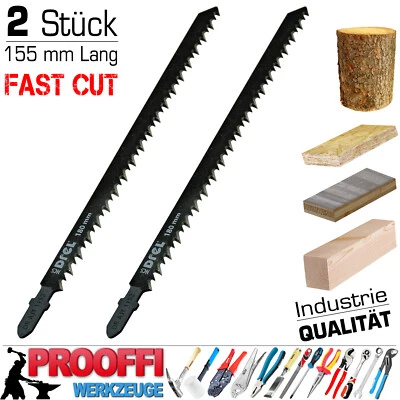 2 x Fast Cut Premium Stichsägeblatt Stichsäge 180mm T-Schaft Für Bosch Aufnahme - Bild 1 von 4