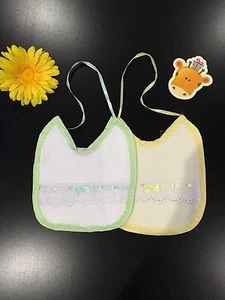 BABY'S BIBS SET OF 2 /BABEROS PARA BEBÉS - Bild 1 von 3