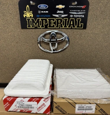 SCION FR-S 2013-2016 NUEVO FILTRO DE AIRE DEL MOTOR Y FILTRO DE AIRE DE CABINA GENUINO OEM Foto 1 de 4