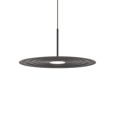 Lampadario a led sospensione design moderno nero opaco RD-0687 - Image 1 of 2