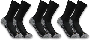 Carhartt Men's Force Performance Work Socks 3 Pair Pack - Picture 1 of 13