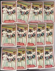 1982 Fleer Baseball #641 LOT of (14) PHILLIES' FINEST NM+ SCHMIDT CARLTON SMITH