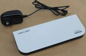 WAVLINK USB 3.0 Estación de Acoplamiento Universal para Laptop Doble Pantalla de Video HDMI y DVI/VG - Imagen 1 de 4