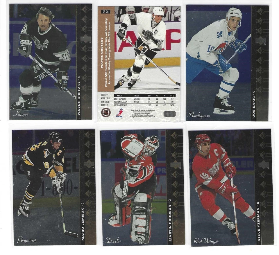 1994-95 Upper Deck Hockey SP Inserts  - Finish Your Set! - Volume Pricing! - Image 1 of 1
