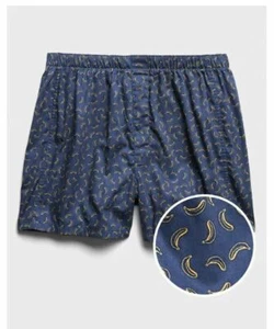 BOXER DE ALGODÓN PARA HOMBRE TALLA MEDIANA 32-34 BANANA REPUBLIC BOXER ESTAMPADO BANANA BOXERS NUEVO CON ETIQUETAS - Imagen 1 de 1