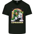 Lepricorn Funny St Patricks Day Leprechaun Mens V-Neck Cotton T-Shirt