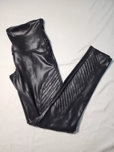 Legging de moto Spanx imitación cuero negro para mujer GRANDE - Imagen 1 de 12