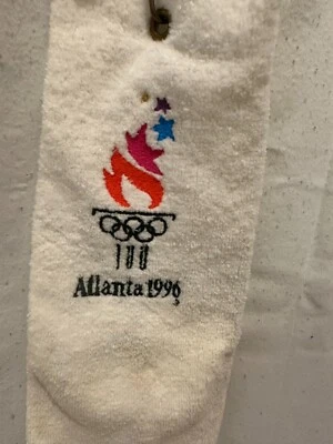 Toalla de mano de golf de los Juegos Olímpicos de Atlanta 1996 cañón familia real 100 % algodón Foto 1 de 2