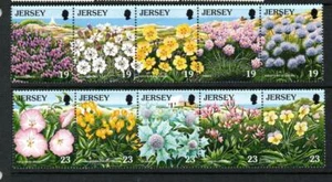 JERSEY MNH 1995 SG707-716 AÑO EUROPEO CONSERVACIÓN DE LA NATURALEZA - FLORES SILVESTRES - Imagen 1 de 1