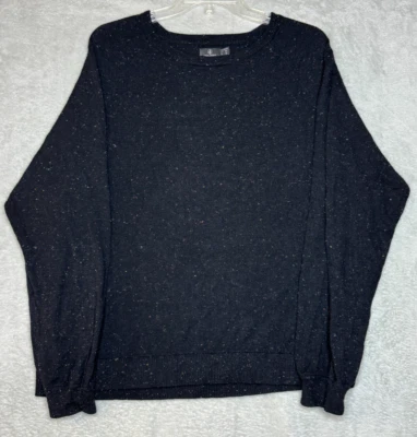 Volcom Black with Flecks Knit Style Women's Long Sleeve Sweater Size XL (12) - Image 1 of 4