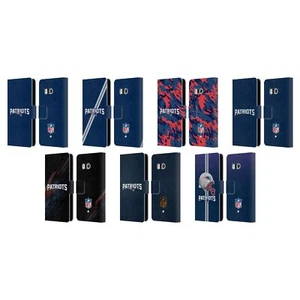 OFFICIAL NFL NEW ENGLAND PATRIOTS LOGO LEATHER BOOK WALLET CASE FOR HTC PHONES 1 - Picture 1 of 7