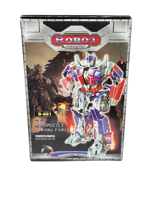 Transformer Robot Ultra Energy 3D Puzzle Strong Force B-001 - 16 Sheets 205 Pcs - Image 1 of 4