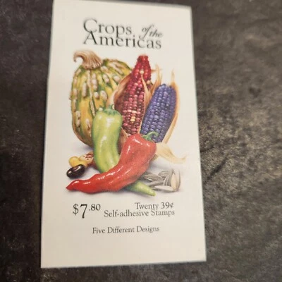 Crops Of The Americas Booklet, Twenty 39 Cents, 5 Different Designs, 2006, 1 Pc. - Image 1 of 2