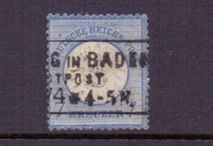 ALEMANIA 1872 7k (GRANDE) GATO USADO £110 - Imagen 1 de 2