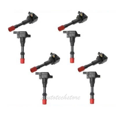 Juego de 8 piezas de bobinas de encendido de calidad OEM para 03-05 Honda Civic 1,3 L híbrido UF373 UF374 Foto 1 de 2