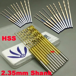 2.35mm Shank HSS Gold Cobalt Twrist Drill Bit Jobber For Hard Stainless Drilling - Picture 1 of 11