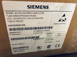 Siemens MASTER DRIVE MC 6SE7021-3TP50 NEW Z=G91+C43 FAST SHIPPING - Picture 1 of 6