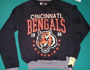 Brand NEW CINCINNATI BENGALS Crew Neck Crewneck 'BIG TIME' sweatshirt AUTHENTIC - Picture 1 of 4