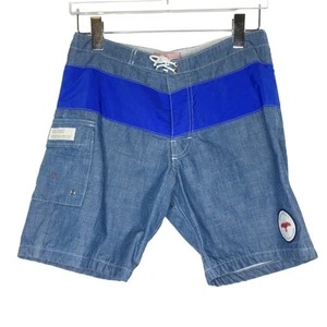 Apolis J Crew 30 Mens Swim Trunks Chambray Standard Issue Beach - Picture 1 of 8