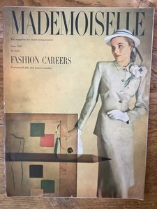 1947 Mademoiselle Magazine June Issue 232 Pages Fashion Careers, Woman’s World - Picture 1 of 12