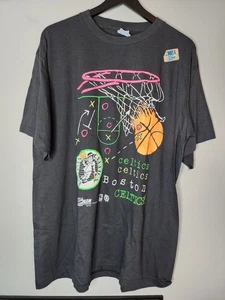 Vintage 90s Boston Celtics NBA Salem Basketball Tshirt Size XL - Picture 1 of 6