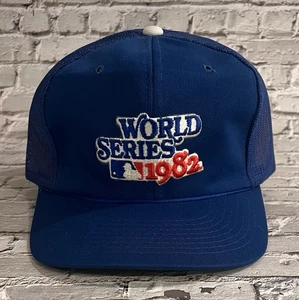 Vintage 1982 World Series Snapback Baseball Hat Cap St Louis Cardinals Champions - Picture 1 of 8