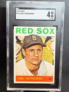 1964 Topps #210 Carl Yastrzemski HOF SGC 4 VG-EX BOSTON RED SOX - Bild 1 von 2