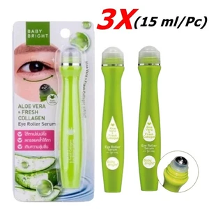 3x Baby Bright Aloe Vera Fresh Colágeno Rodillo de Ojos Suero Hidratante Anti-Inflocación con - Imagen 1 de 5