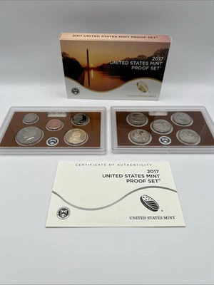 2017 United States Mint Proof Set 10 Piece Clad Set With COA - Image 1 of 4
