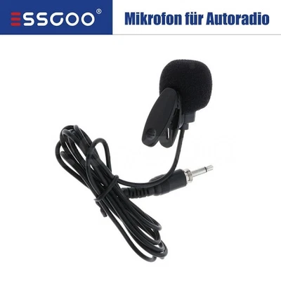 ESSGOO 3.5mm Externe Mikrofon Microphone Mic Für PC Autoradio DVD MP5 Navigation - Bild 1 von 4