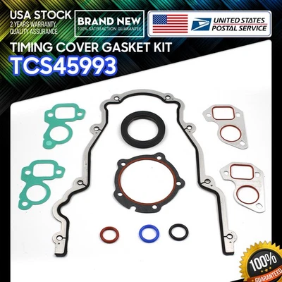 For 2006-2009 CHEVROLET IMPALA 5.3L Front Timing Cover Gasket Set LS1 LS2 LS3 - Image 1 of 4