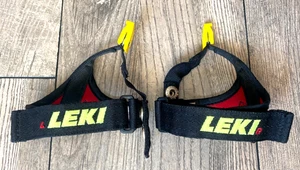 Leki Trigger 1 correas para bastón de esquí talla M negro amarillo rojo RARO 1 par - Imagen 1 de 7
